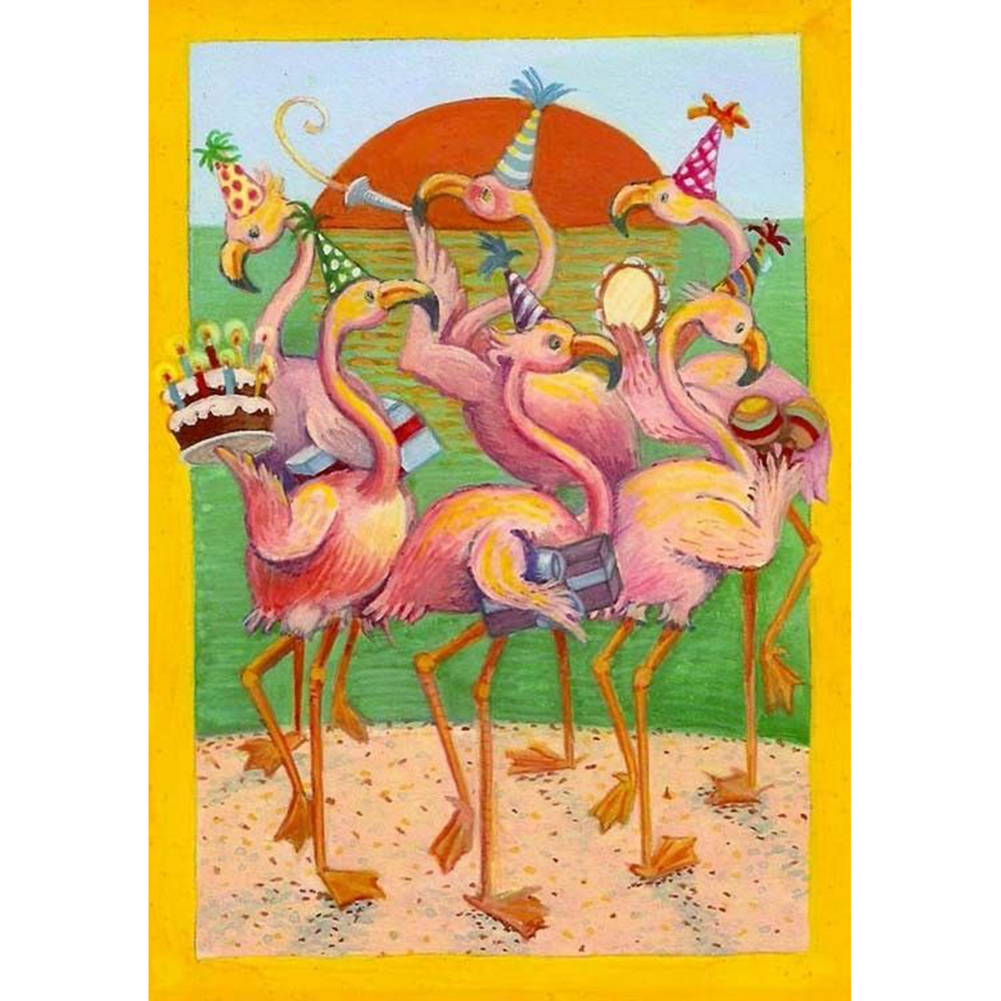 

Flamingo - Round Drill Diamond Painting - 40*50CM, 501 Original