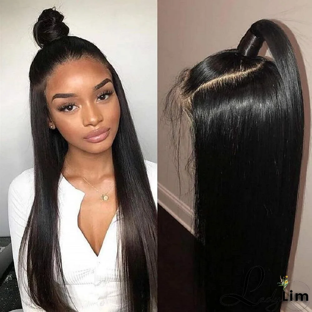 Black Fashion Casual Style Straight Lace Front Wigs for Black Women