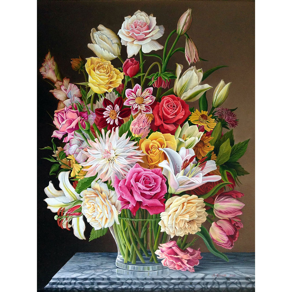

Blossom Flowers - Round Drill Diamond Painting - 30*40CM, 501 Original