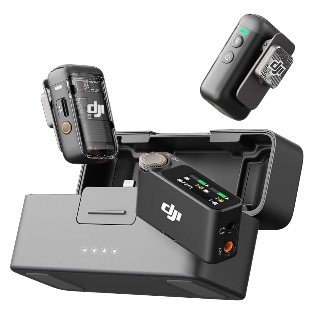 DJI Mic 2 (2 TX + 1 RX + Charging Case) (Certified Pre-Owned)