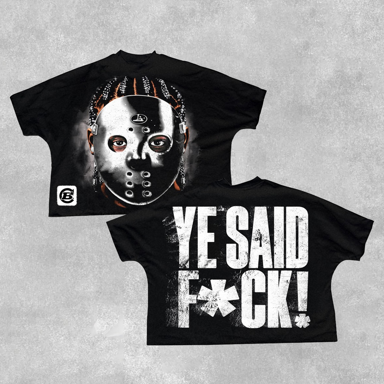 Sopula Ye Said Portrait Graphic Cropped T-Shirts - SOPULA