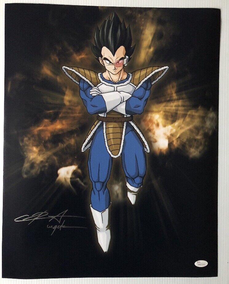 Chris Sabat Signed Autographed 16x20 Photo Poster painting Dragon Ball Z Vegeta JSA COA 15