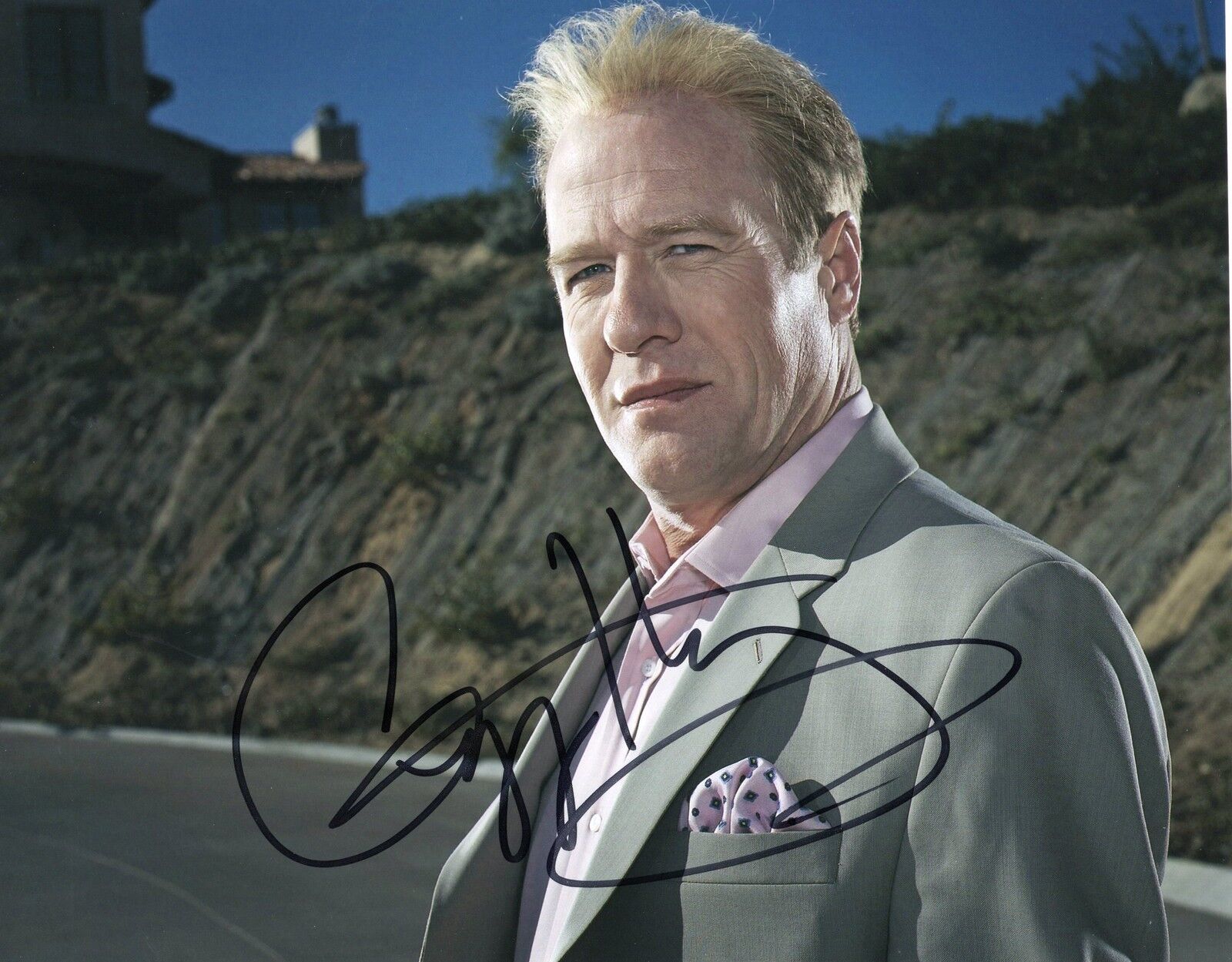 Gregg Henry Scandal Hollis Doyle Signed 8x10 Photo Poster painting w/COA