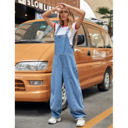 Women Clothing Casual Jeans Jumpsuit