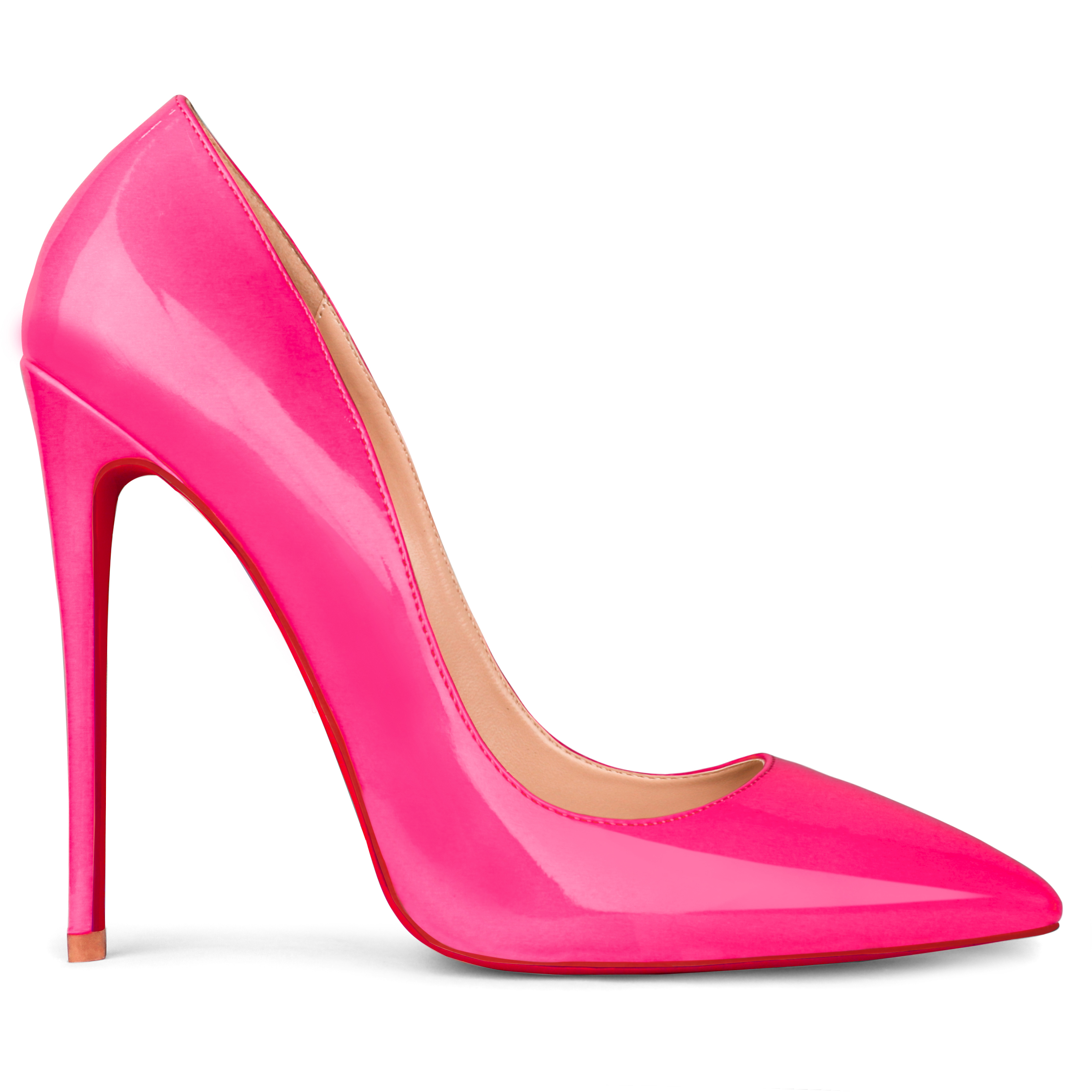 120mm Red Bottom Women's Pointed Toe Party Wedding High Heels-MERUMOTE