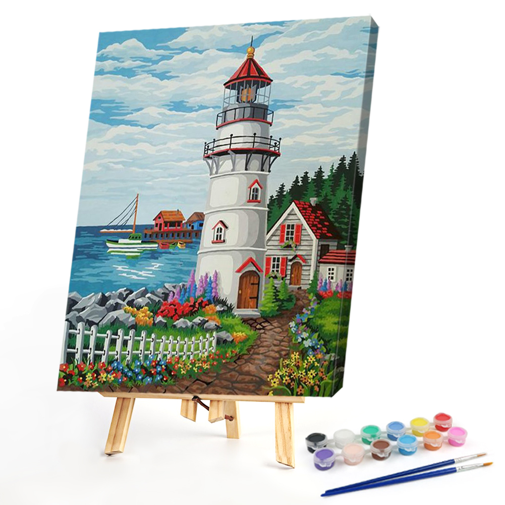 

30*40CM - Paint By Numbers - Lighthouse, 501 Original