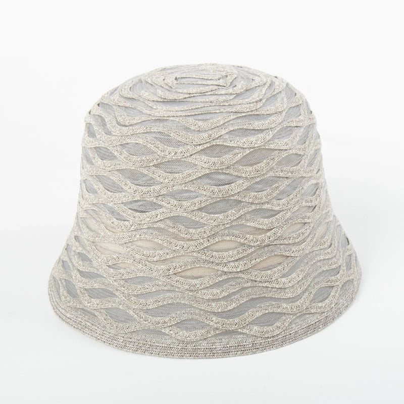 Women’s Vacation Minimalist Waves Wide Eaves Bucket Hat