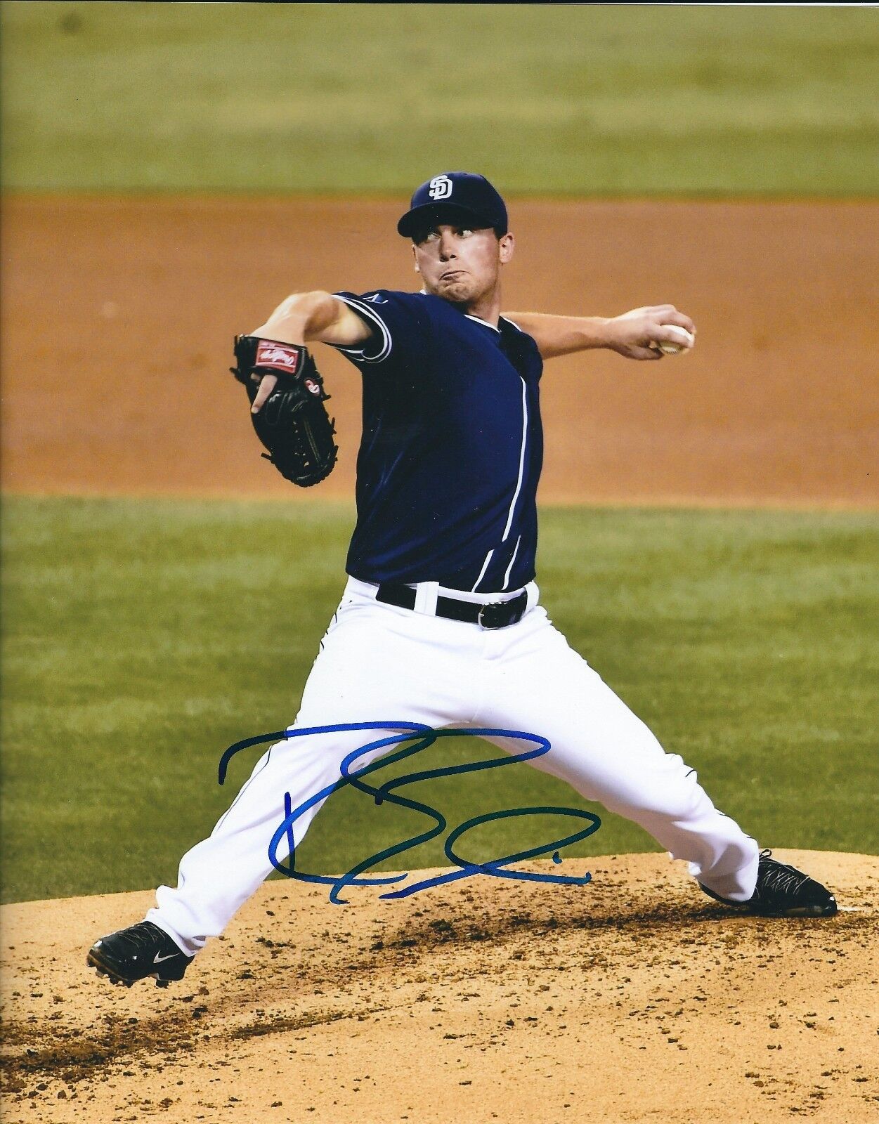 Signed 8x10 ROBBIE ERLIN San Diego Padres Autographed Photo Poster painting - COA