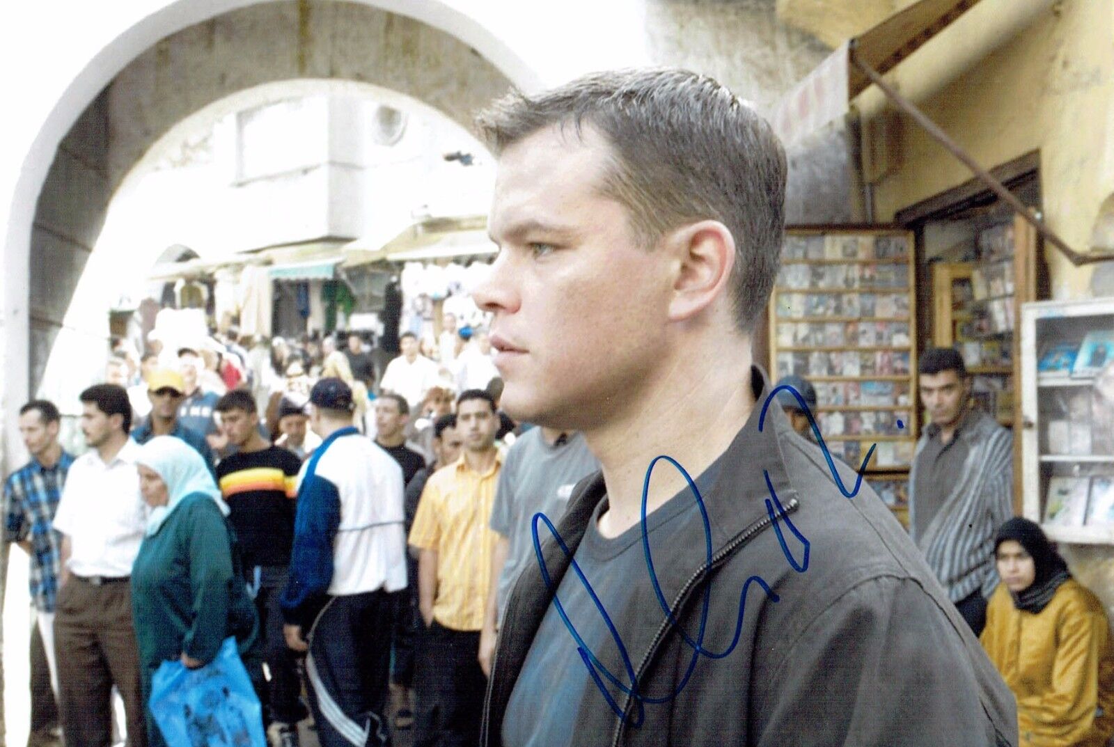 Matt DAMON SIGNED Autograph Photo Poster painting AFTAL COA Jason BOURNE Ultimatum