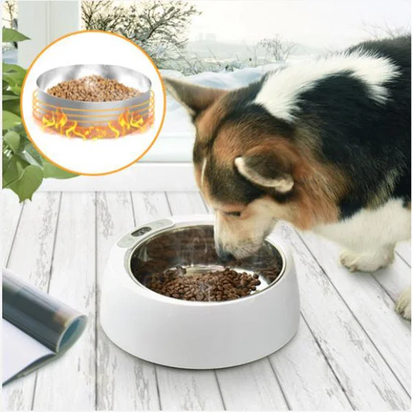 Electric Heated Pet Feeder Bowl