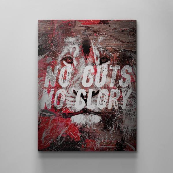 No Guts No Glory Print Canvas