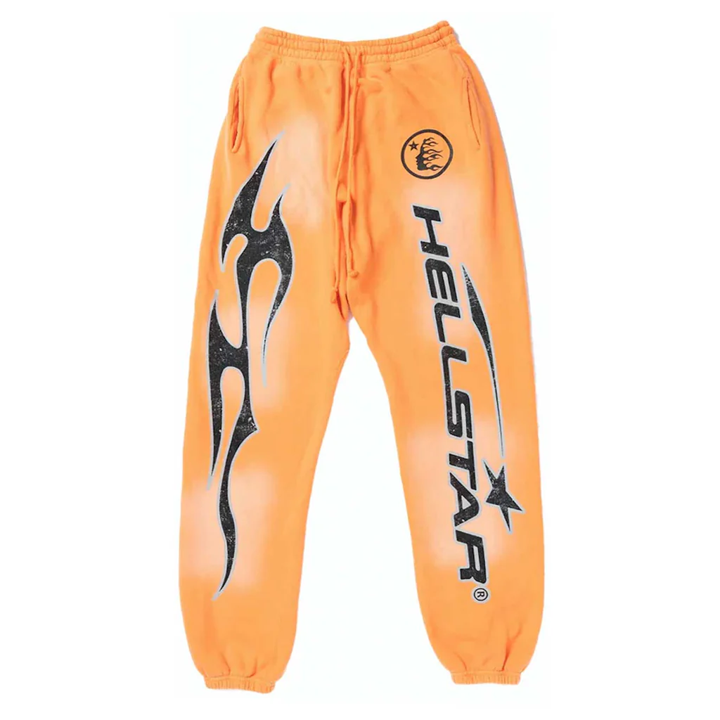Hellstar Fire Orange Sweatpants