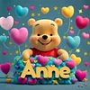 Winnie - DIY Personalisiert Karikatur Namen Voller Diamant Malerei