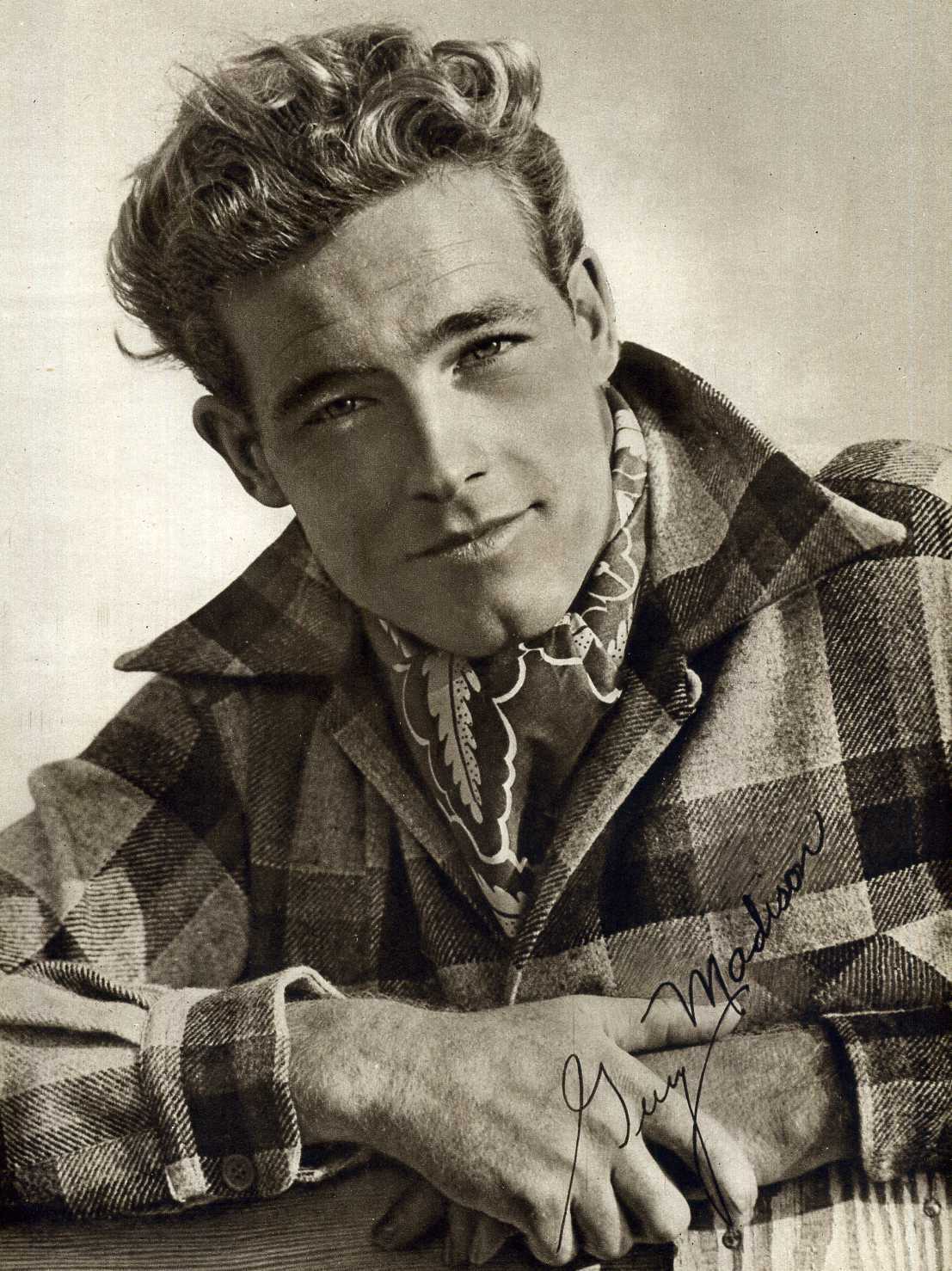 GUY MADISON Signed Photo Poster paintinggraph - Film Actor - preprint