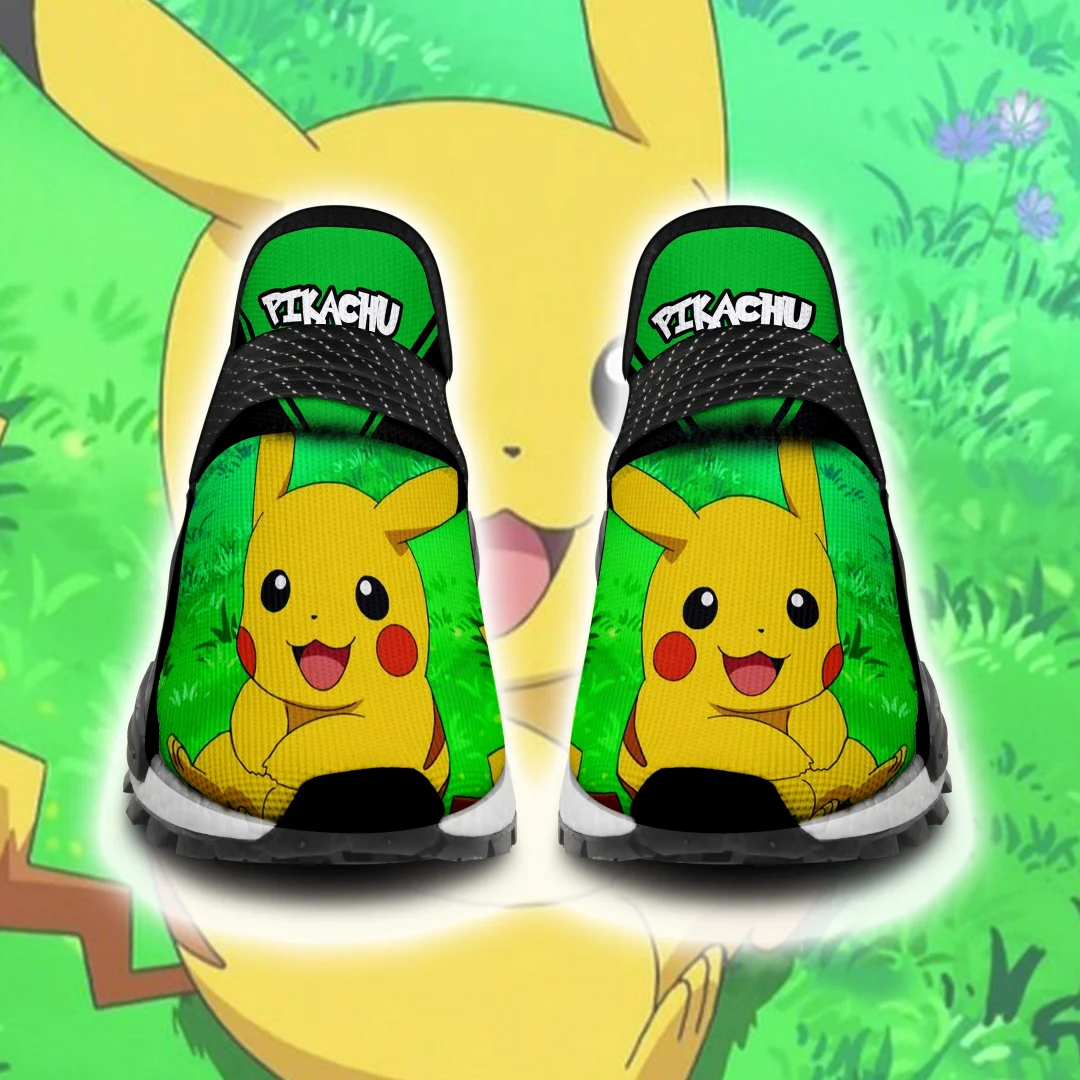 Kingofallstore - Anime Shoes Pikachu NMD Shoes Sporty Pokemon Anime Sneakers
