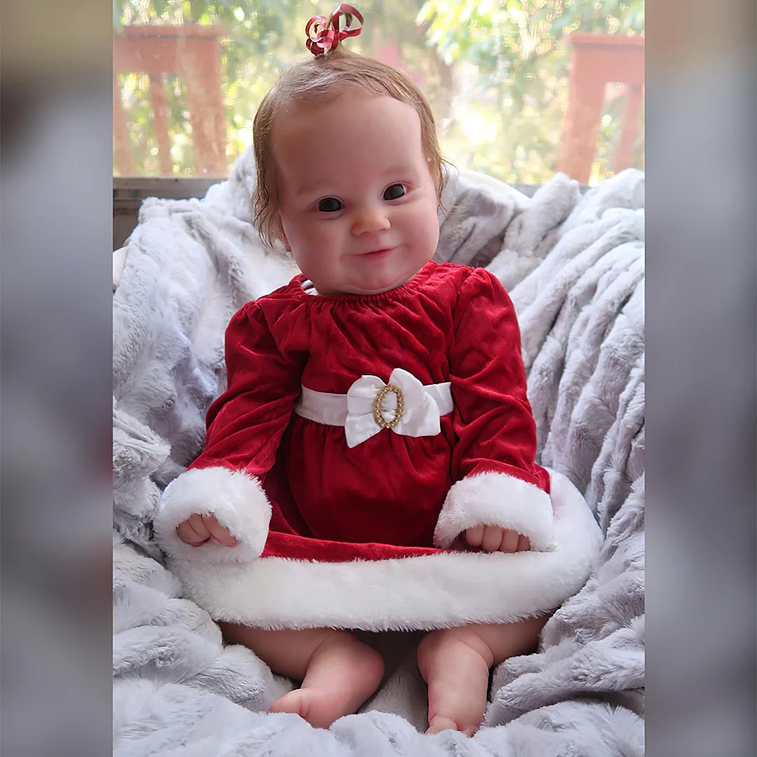 [Christmas Specials]20"Cute Real Lifelike Handmade Silicone Reborn Blonded Baby Girl Kimberly
