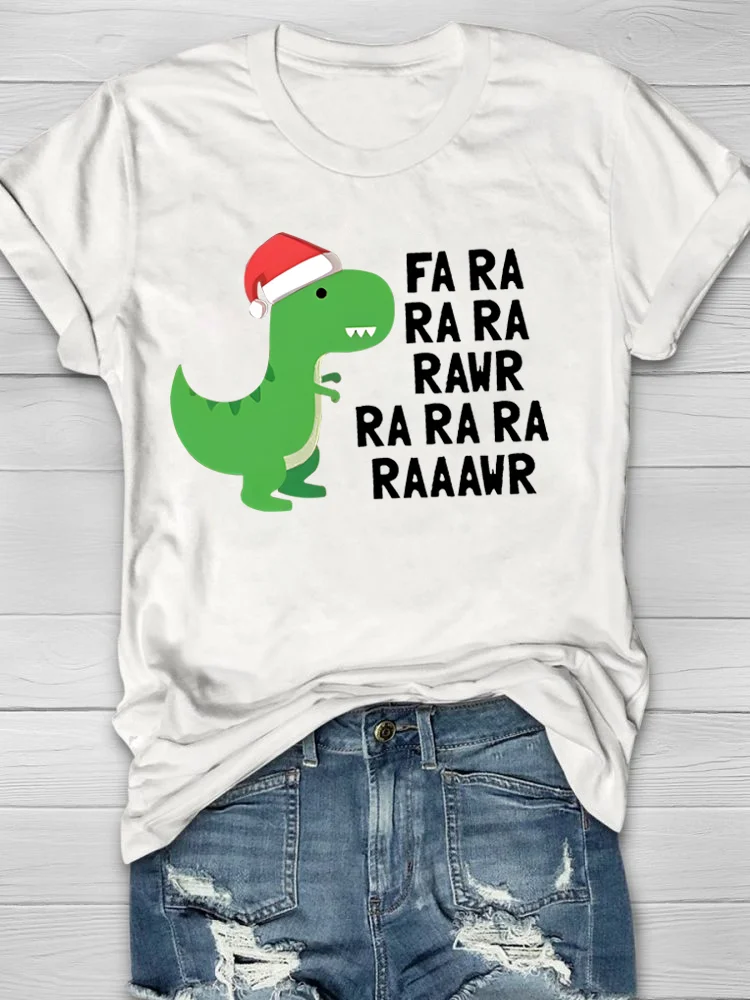 Eagerlys Fa Ra Ra Ra Rawr Teacher T-Shirt Eagerlys