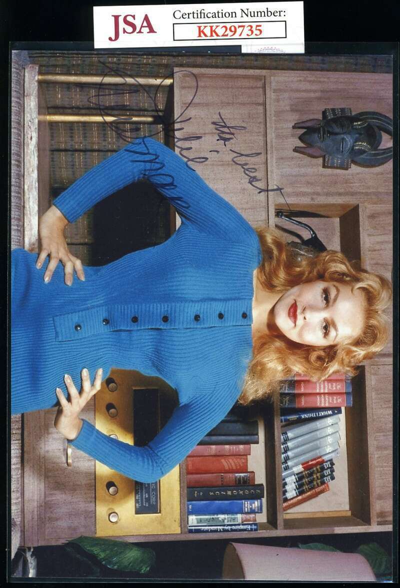 Julie Newmar JSA Coa Signed 5x7 Batman Photo Poster painting Certified Autograph