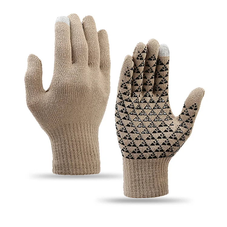 Men's Casual Plain Non-Slip Touchscreen Knitted Gloves