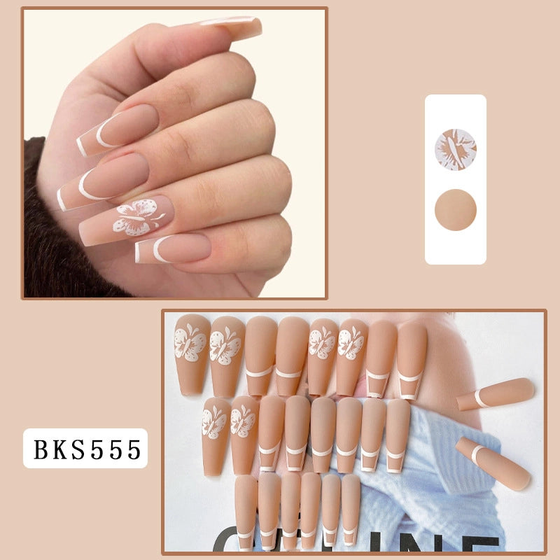 Cute Retro Sweet Cartoon Rose Abs Nail Patches 1 Set