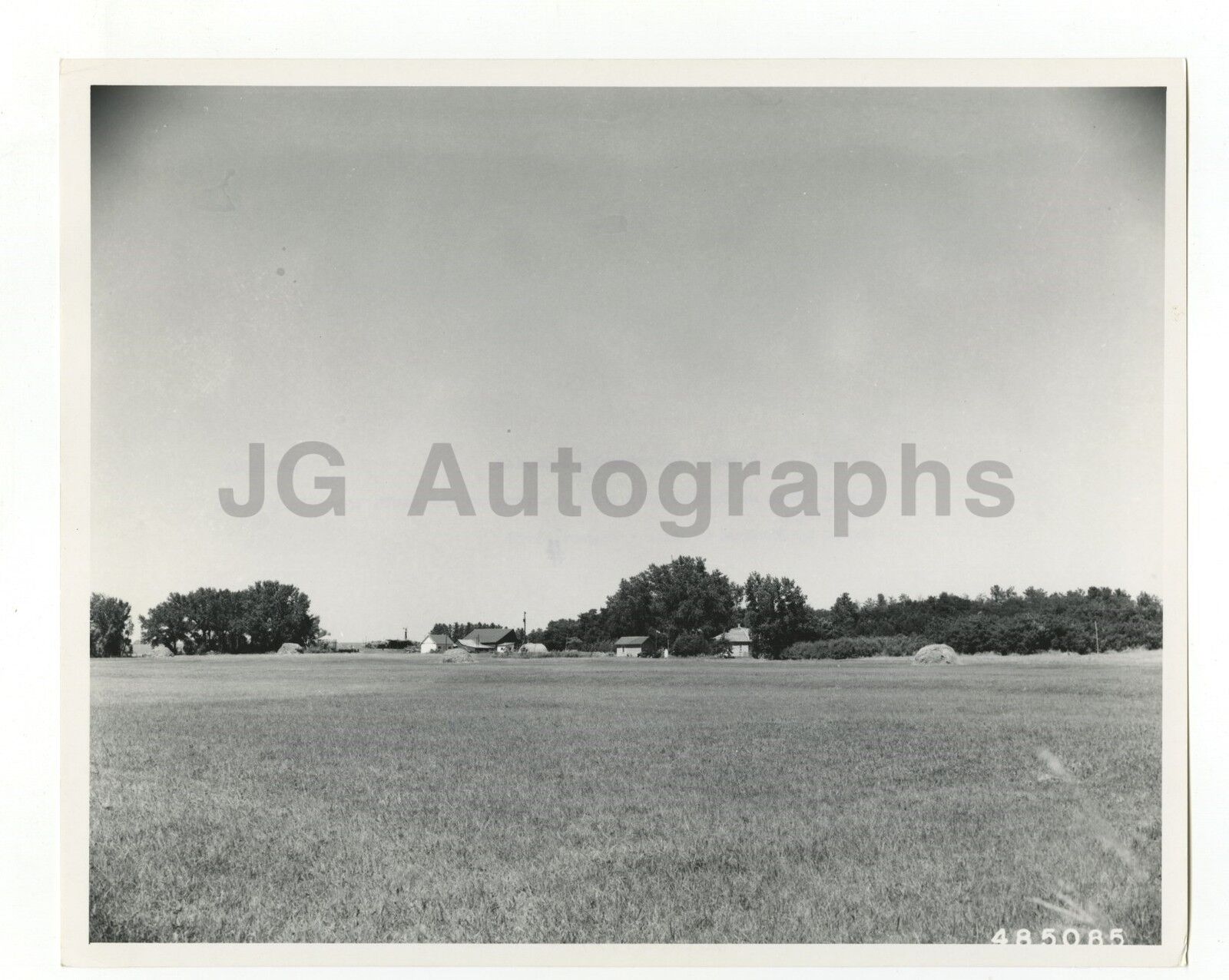 Nebraska History - Vintage 8x10 Photo Poster painting by Bluford W. Muir - Farm House, 1957