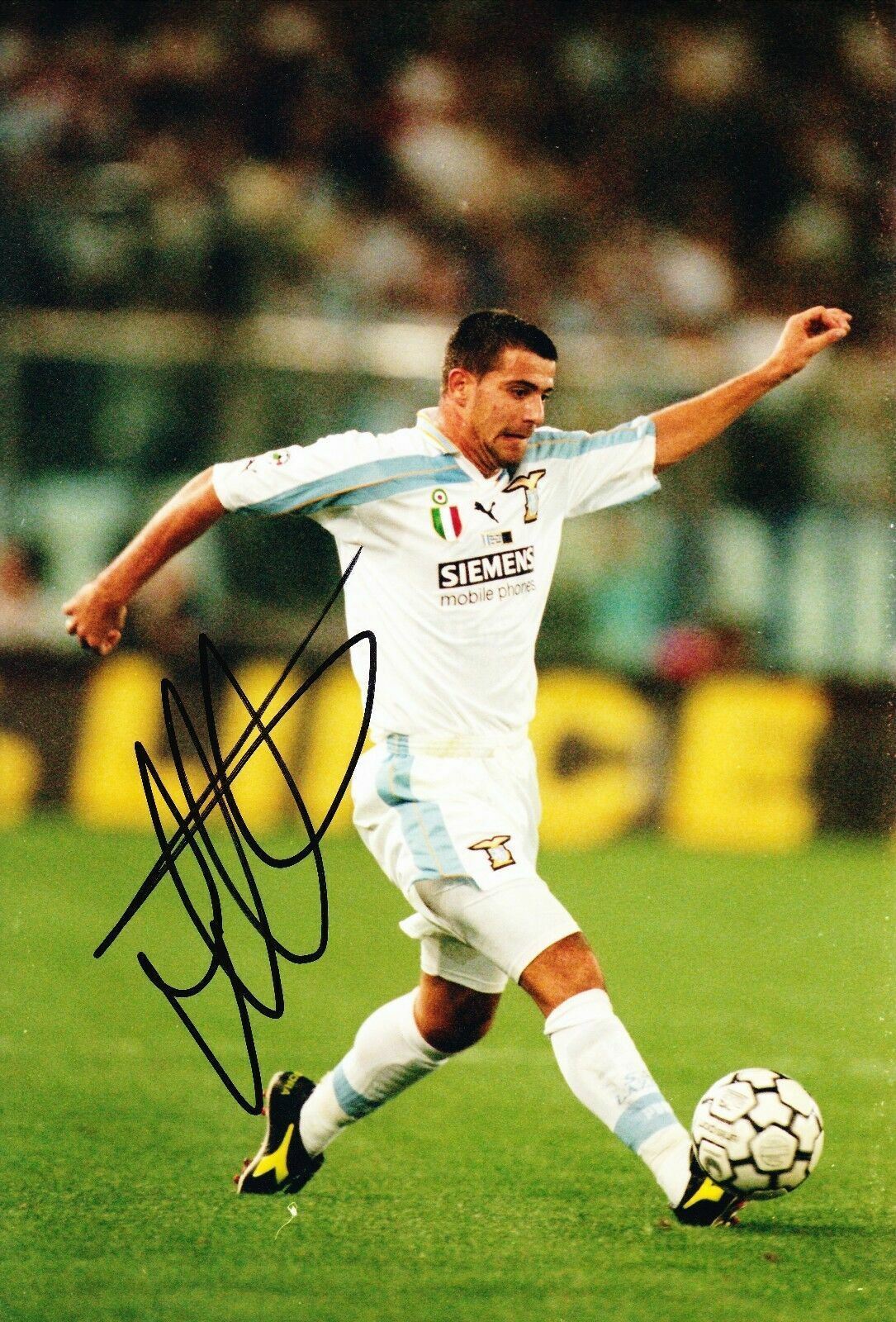 Dejan Stankovic SIGNED 12X8 Photo Poster painting Lazio & Serbia COA (9033)