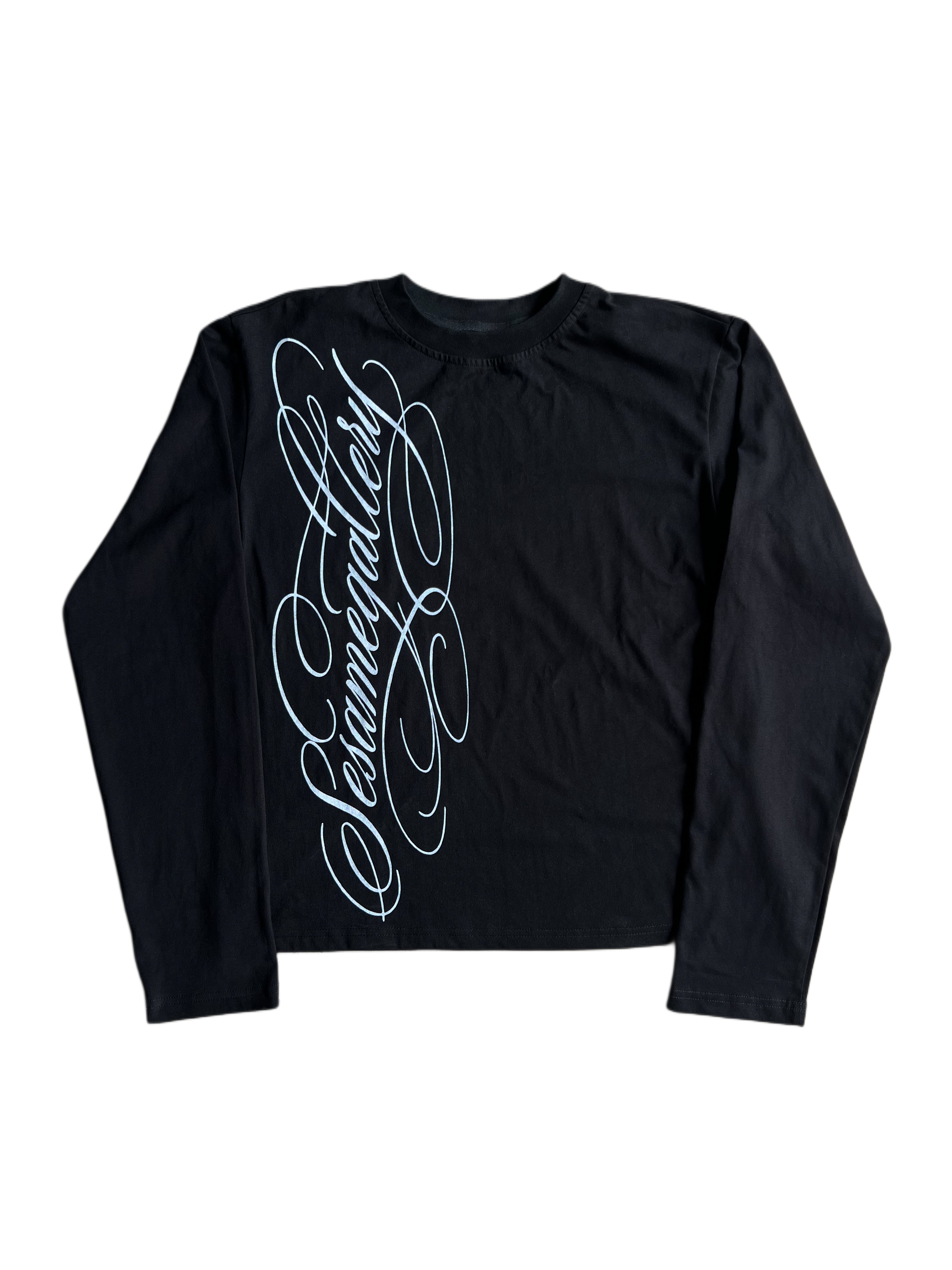 "signature II" long sleeve black