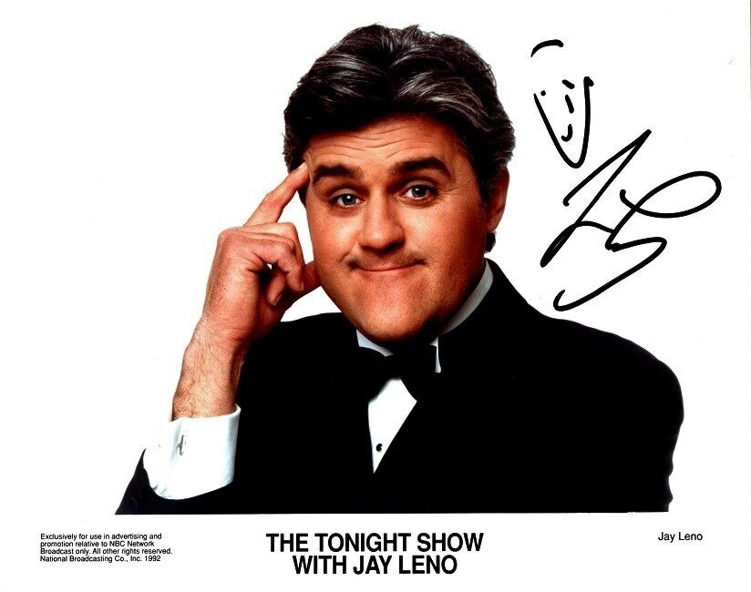 JAY LENO In-person Signed Photo Poster painting