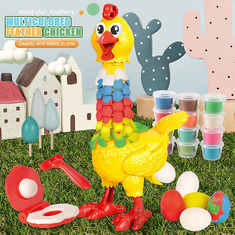 Creative DIY Hen Plasticine Toy