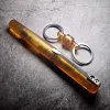 Octagonal pocket pen, German Schmidt ink cartridge, titanium alloy steel neutral ballpoint pen