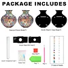 Gras-DIY, k&uuml;nstlerische Vase, Desktop, Diamantkunstkit, doppelseitiger Bohrer, Wohnaccessoire