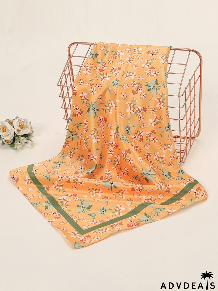 Floral Print Bandana