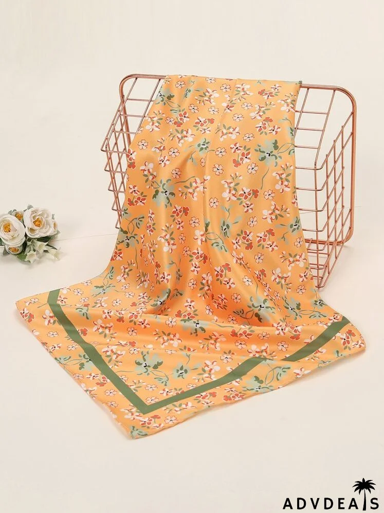 Floral Print Bandana