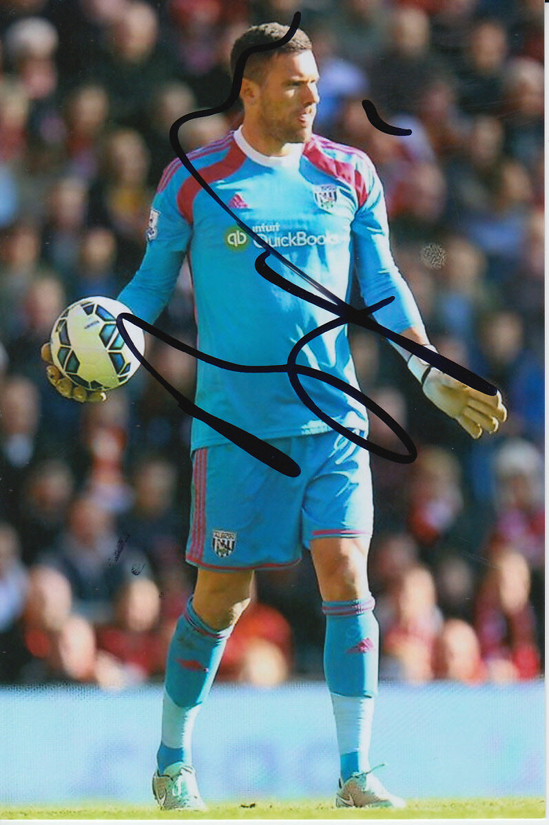 WEST BROM HAND SIGNED BEN FOSTER 6X4 Photo Poster painting 2.