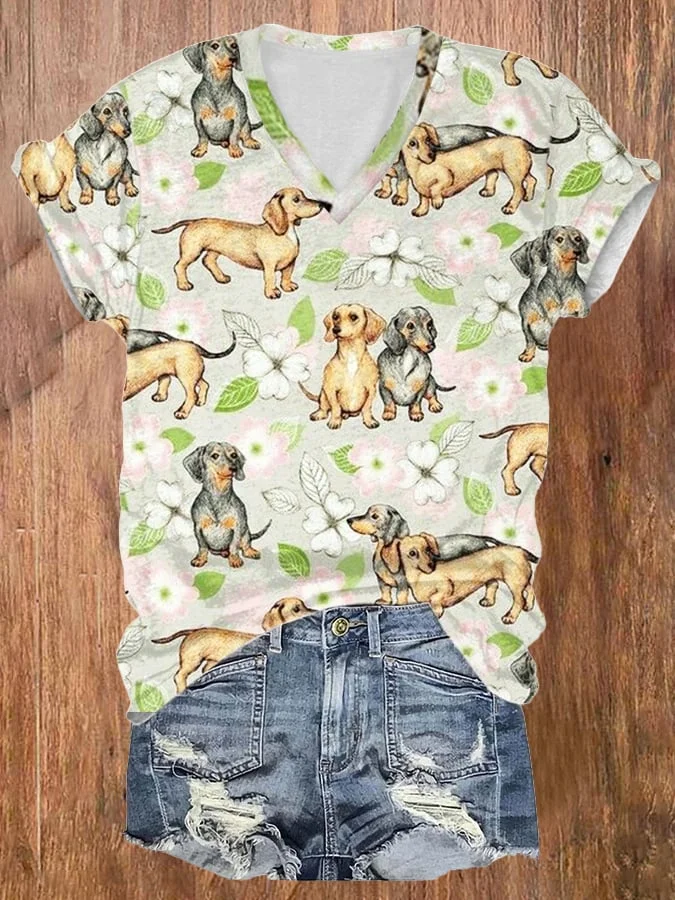 Women's Animal Print Print Casual T-Shirt