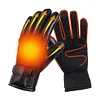 USB Hand Warmers Waterproof Leather Heating Gloves PU for Fishing Riding Cycling