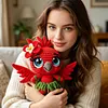Fiery Red Crochet Kit &ndash; Colorful Bird DIY Stuffed Animal