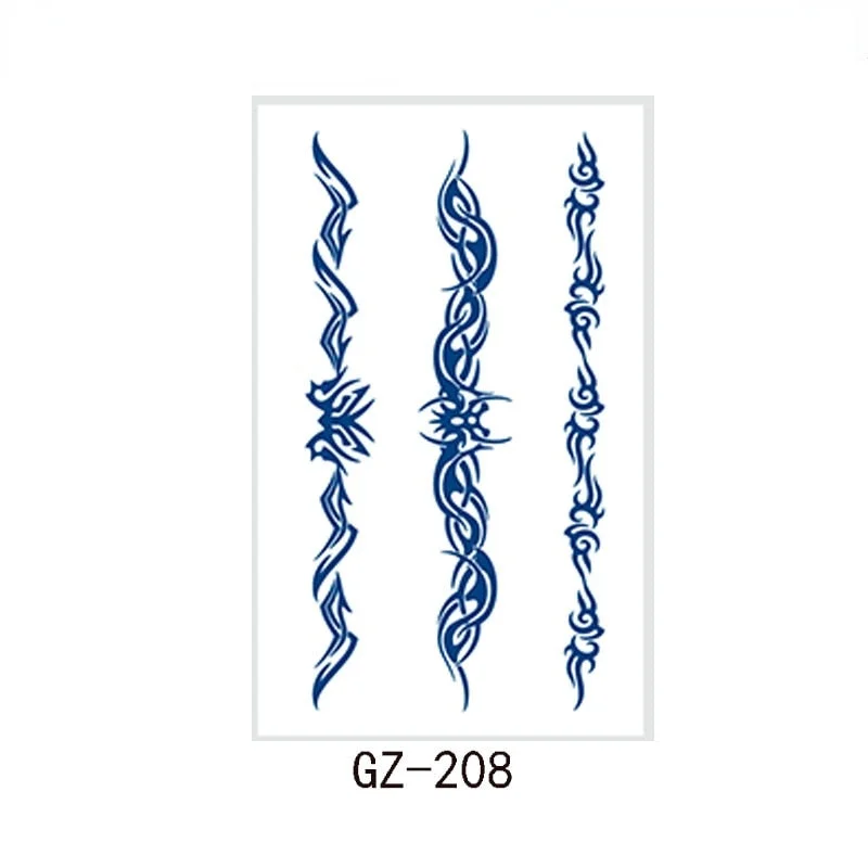 Net Red Herbal Juice Tattoo Sticker Semi-permanent Waterproof Sweat Resistant Tattoo Masking Scar Tattoo Sticker