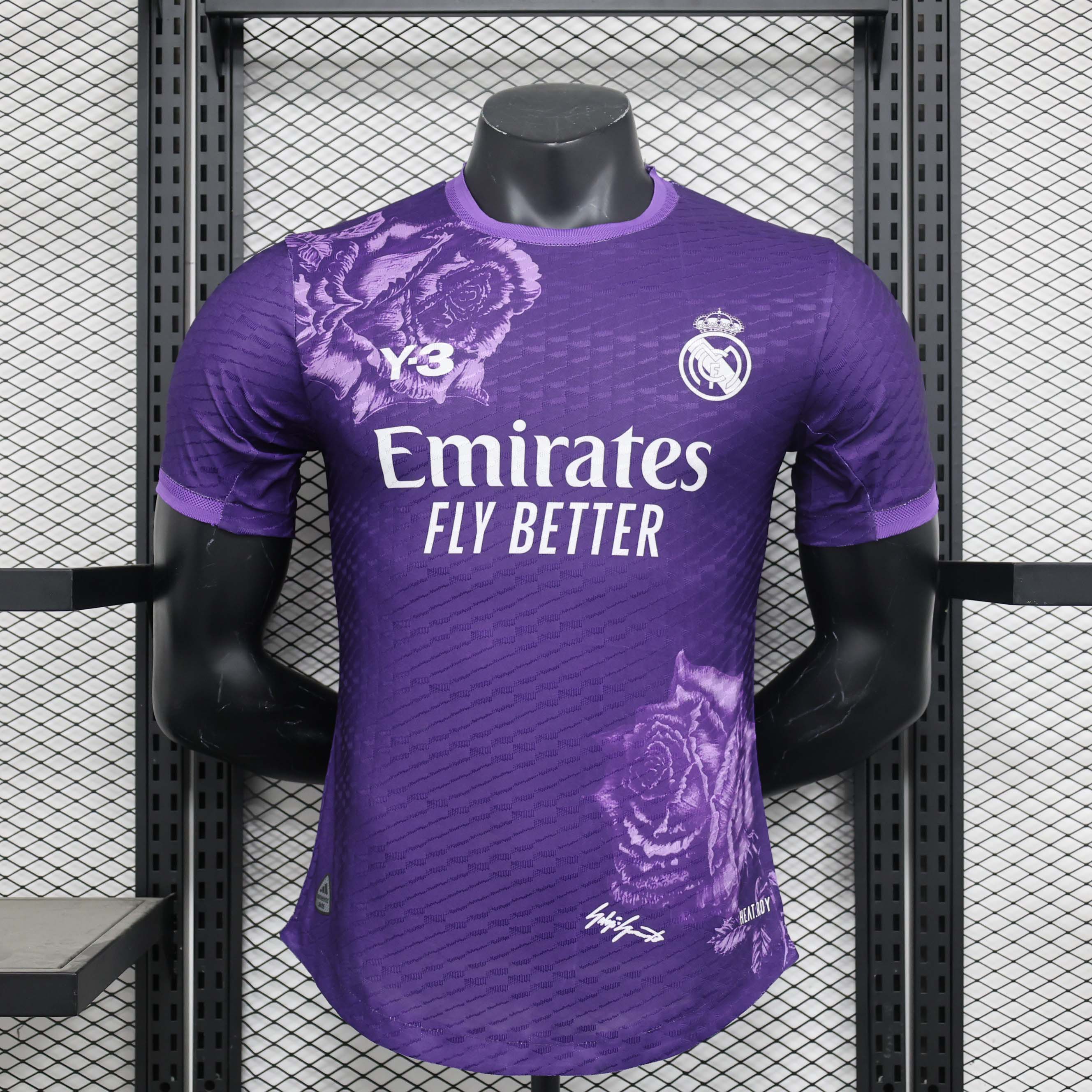 2024-2025 player version Real Madrid Y3 Edition PurpleFootball Shirt 1:1 Thai Quality