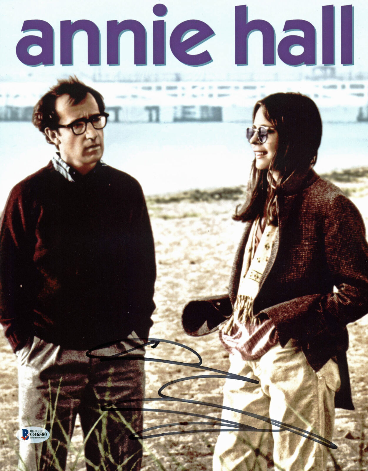 Diane Keaton Annie Hall Authentic Signed 11x14 Photo Poster painting Autographed BAS #G46580