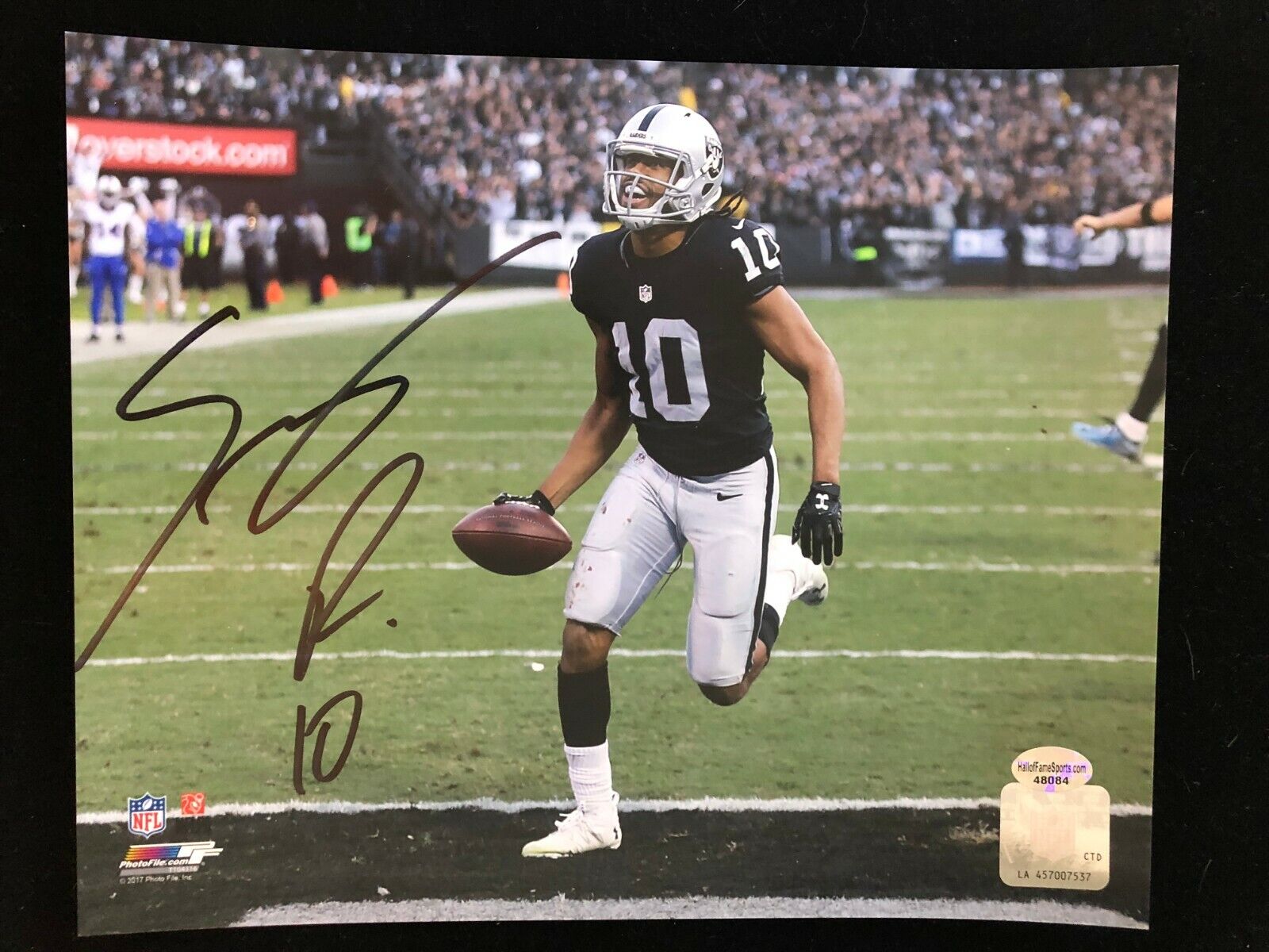 Seth Roberts Signed Autographed Photo Poster painting COA Oakland Raiders Las Vegas Angeles