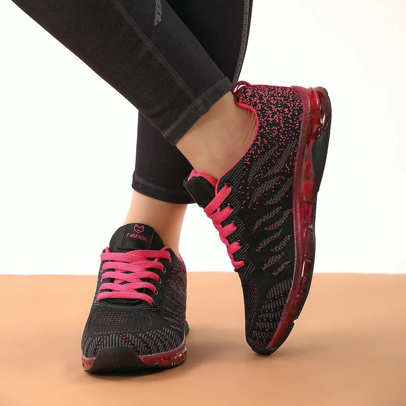 LookYno - Stylish Mesh Walking Sneakers for Women