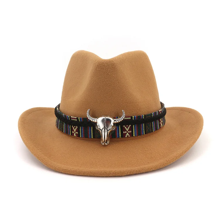 Hubert Western Cowboy Hat- Camel