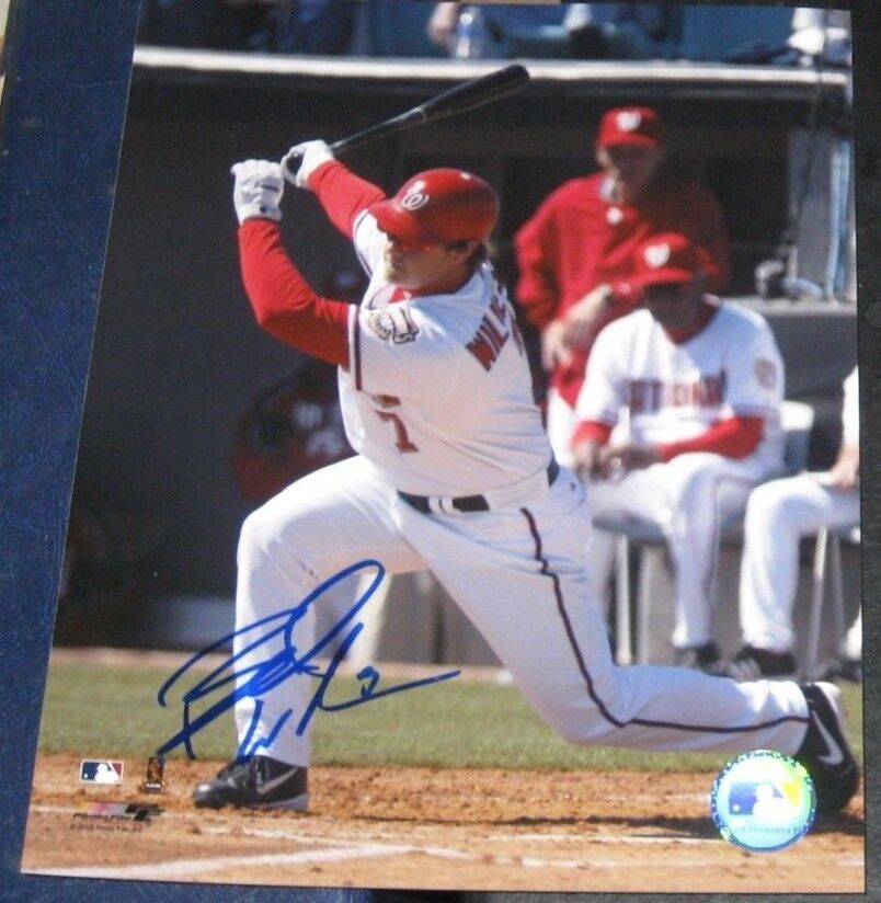 Brad Wilkerson Washington Nationals SIGNED Autographed Photo Poster painting FILE 8x10 Baseball