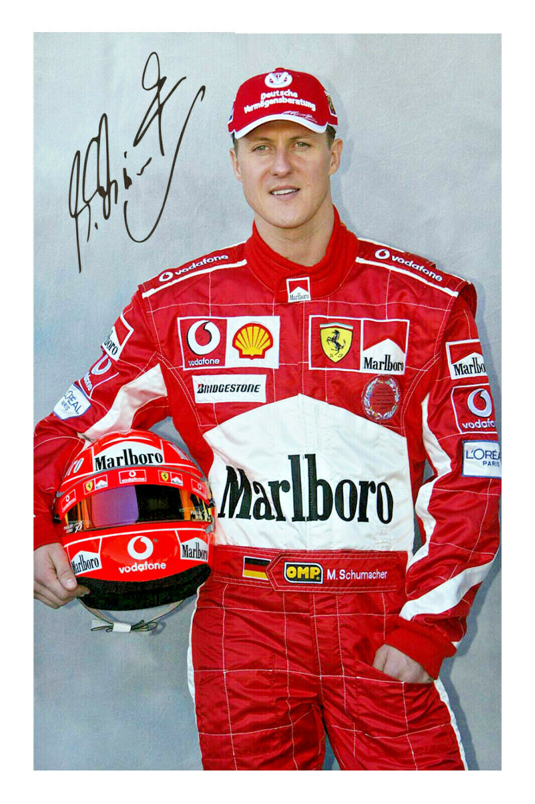 Michael Schumacher Signed A4 Photo Poster painting Print Autograph Formula 1 World Champion