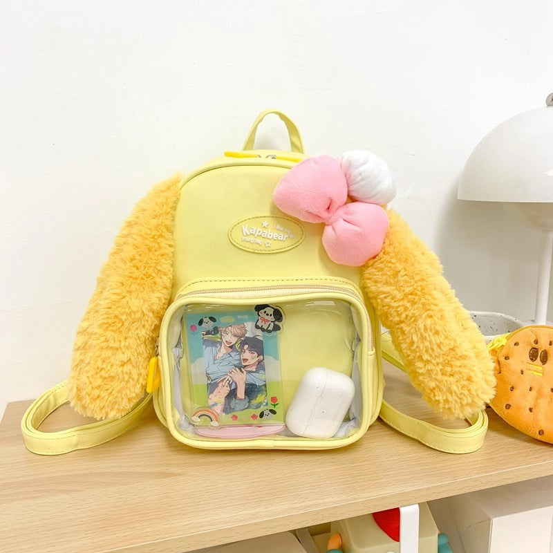 Waterproof Solid Color Bow Knot Travel Street School Backpack