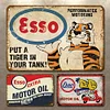 3pcs - Esso Petroleum - Vintage Metal Tin  Signs(12*16Inch)
