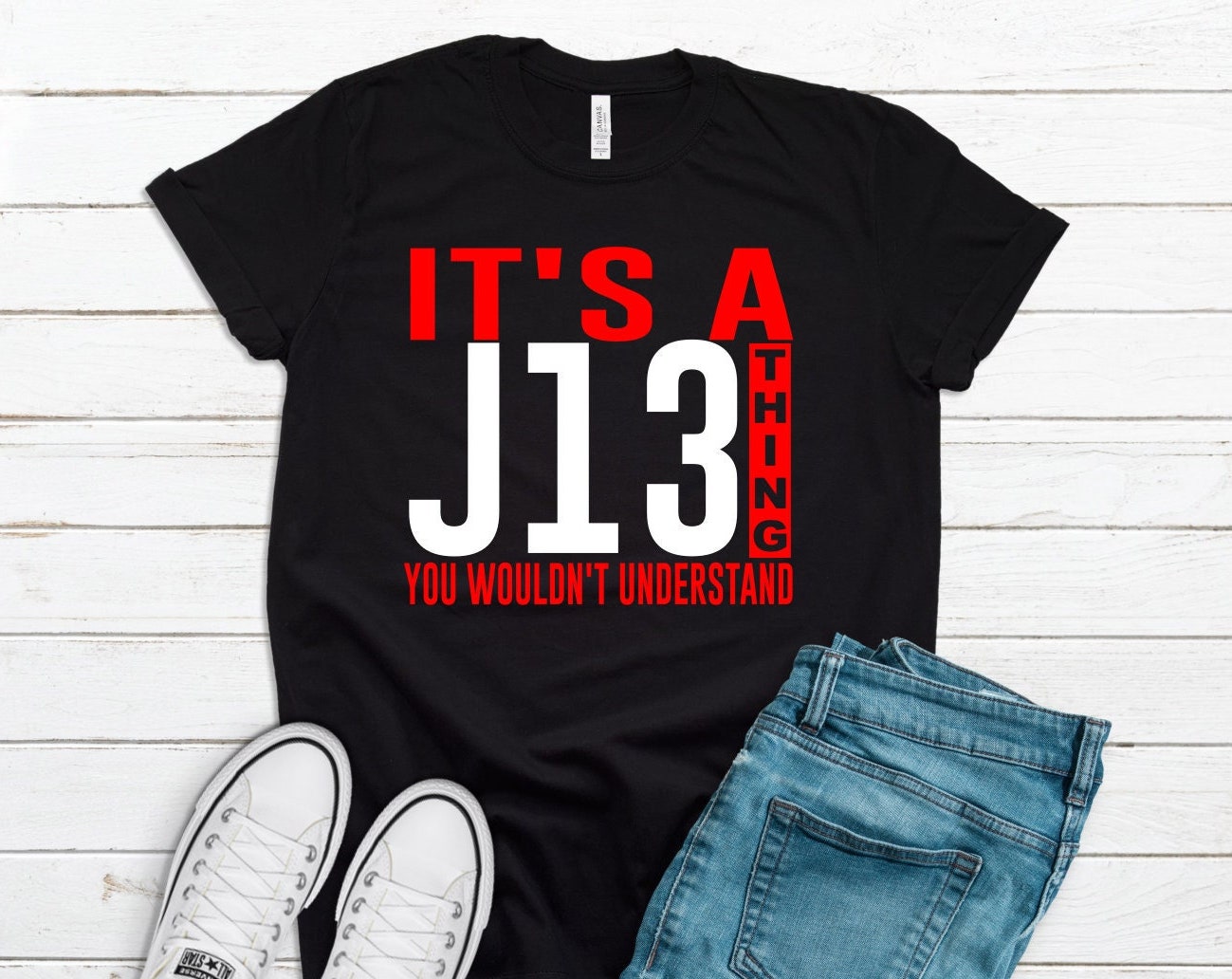 DST Heart Print Short Sleeve T-Shirt