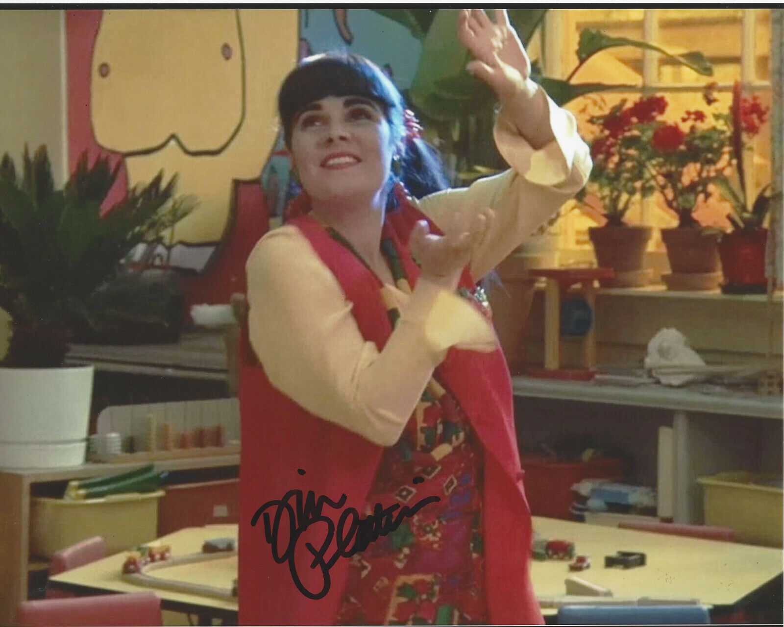 DINA PLATIAS SIGNED 'BILLY MADISON' 8x10 MOVIE Photo Poster painting w/COA ADAM SANDLER ACTRESS