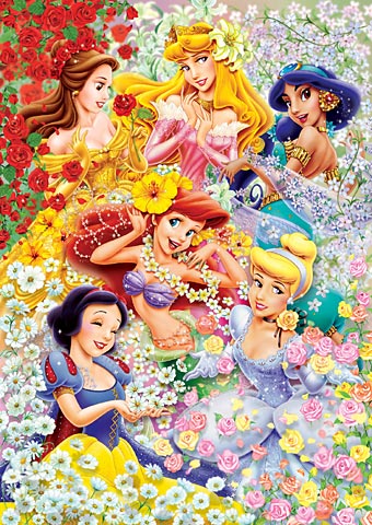 Disney Princess Mermaid Snow White Jasmine 30*50CM(Canvas) Full Round Drill Diamond Painting gbfke